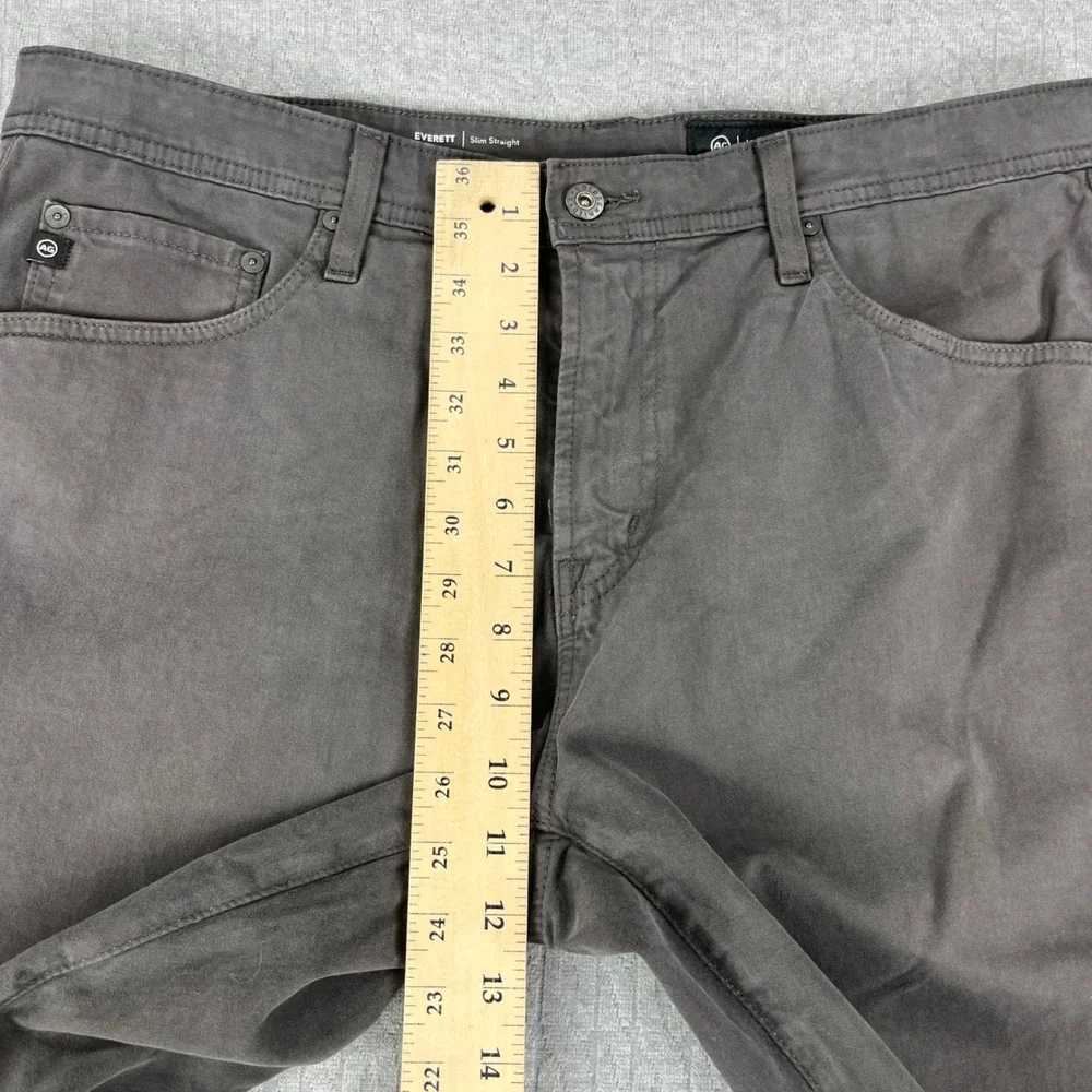 AG Adriano Goldschmied Everett Slim Straight Pants Mens 36x32 Fits 36x29.